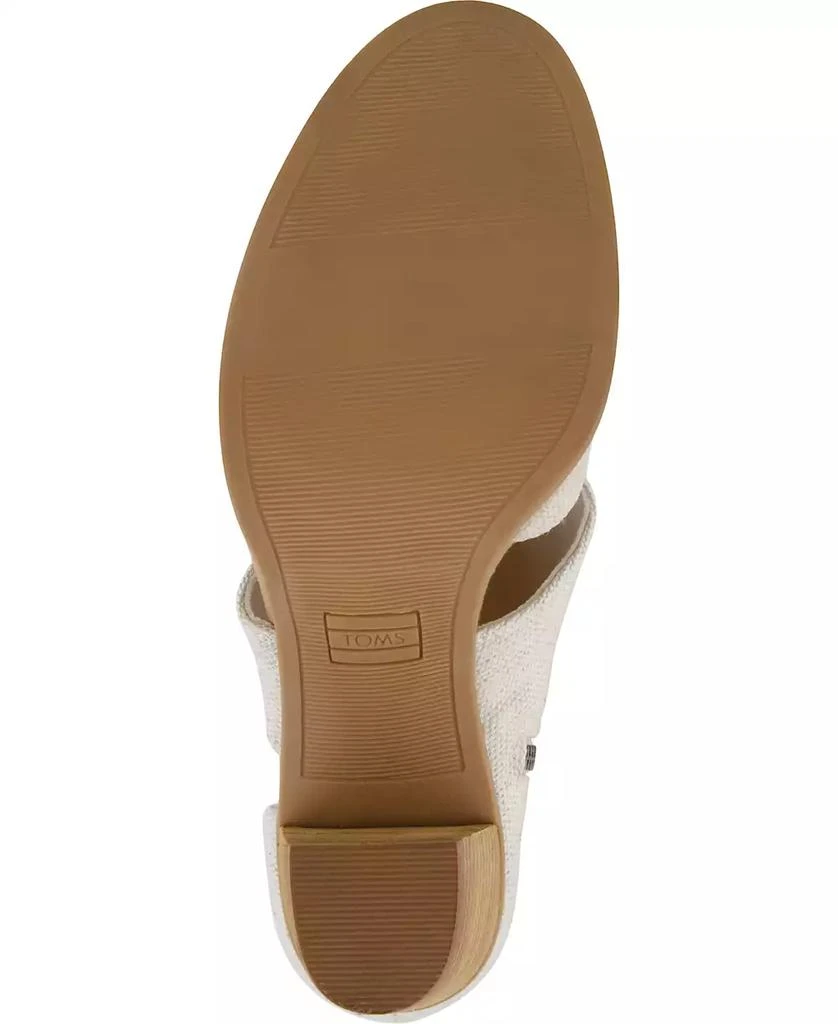 TOMS Women's Milan Closed Toe Heel Sandals 5