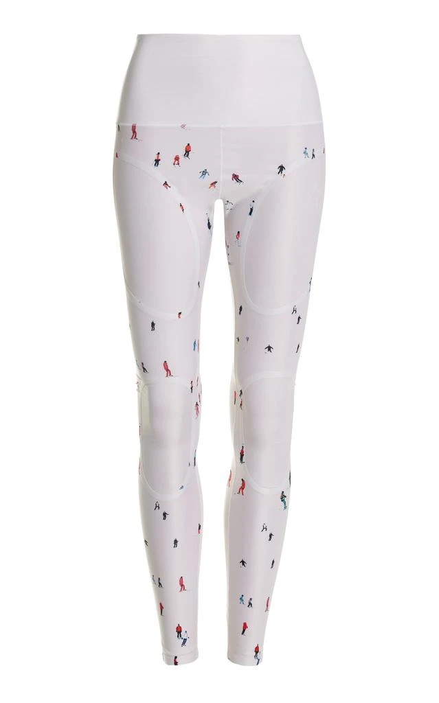 PERFECT MOMENT Perfect Moment - Active Printed Ski Compression Leggings - White - XS - Moda Operandi 1