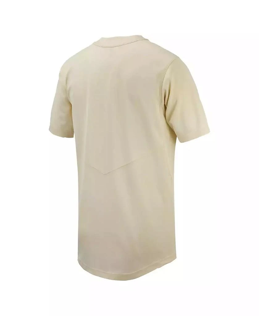 NIKE Men's Cream Arkansas Razorbacks Replica Baseball Jersey 2