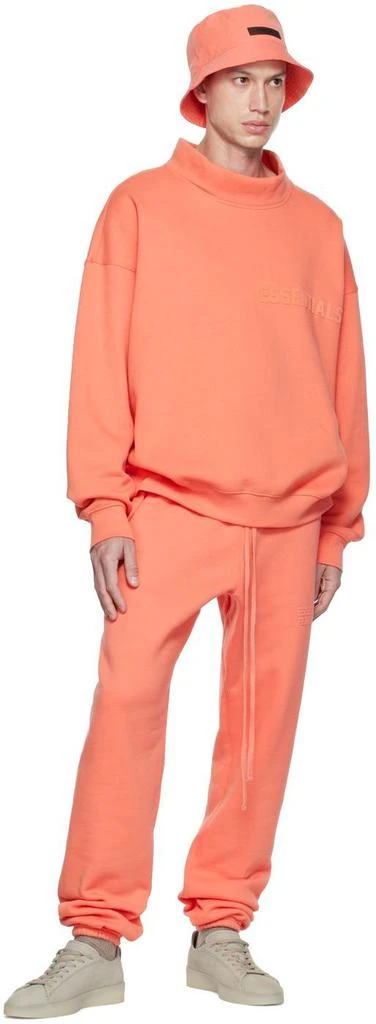 Essentials Pink Mock Neck Sweatshirt 4