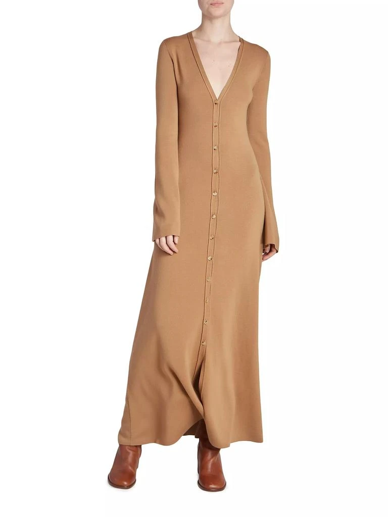 Chloé Knit Long-Sleeve Maxi Dress 3