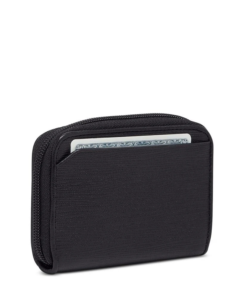 Tumi Nassau SLG Leather Embossed Zip Card Case 2