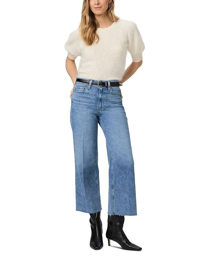 Paige Anessa Wide Leg Jeans in Bebop 9