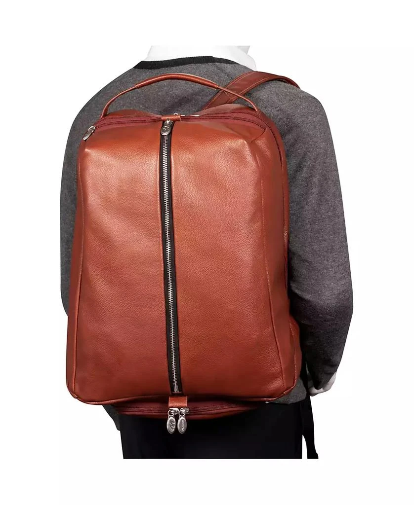 McKlein South Shore 17" Laptop Tablet Overnight Backpack 10