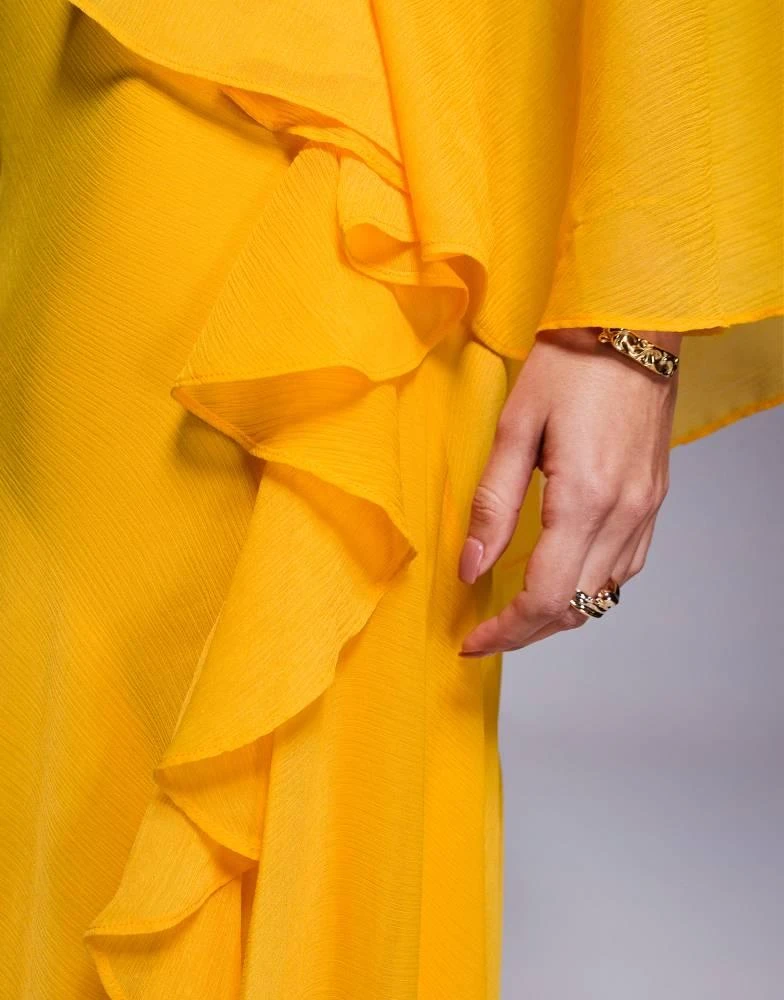 casual peach maxi dress Heavy Hearted Satin Maxi Dress