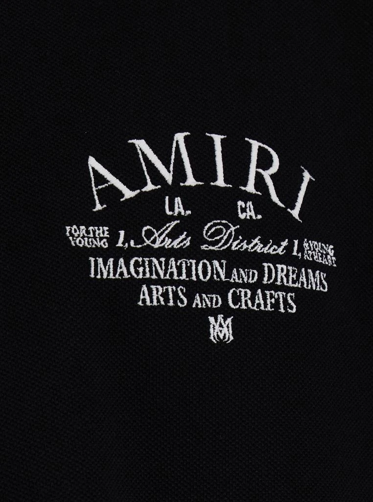 AMIRI Amiri Logo-Embroidered Short-Sleeved Polo Shirt 3