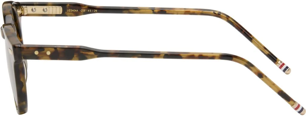 Thom Browne Brown Acetate Round Sunglasses 3
