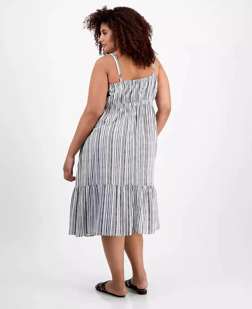 Absolutely Famous Trendy Plus Size Printed Midi Dress 5