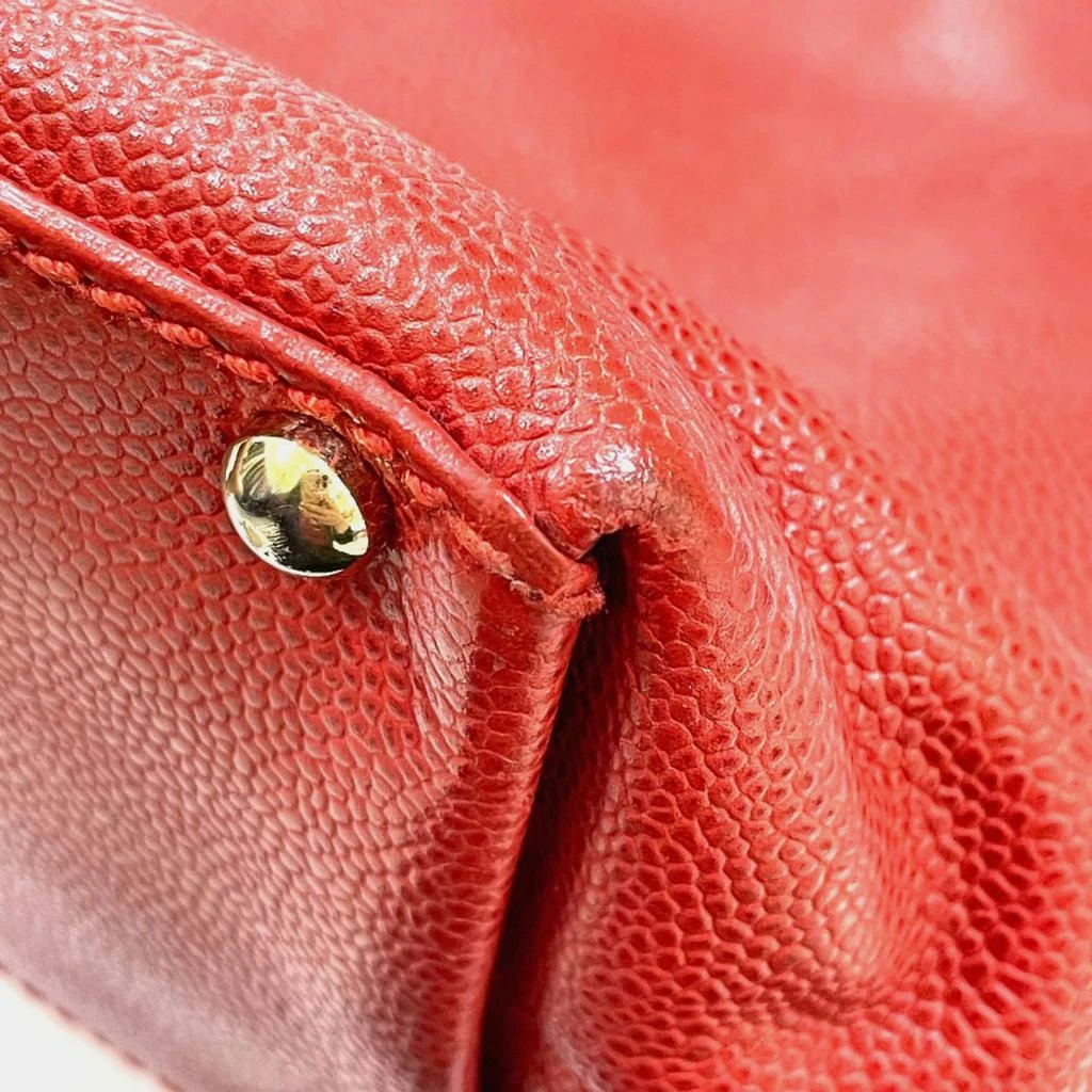 Chanel Chanel Red Cc Mark Bag Vintage Tote Bag 8