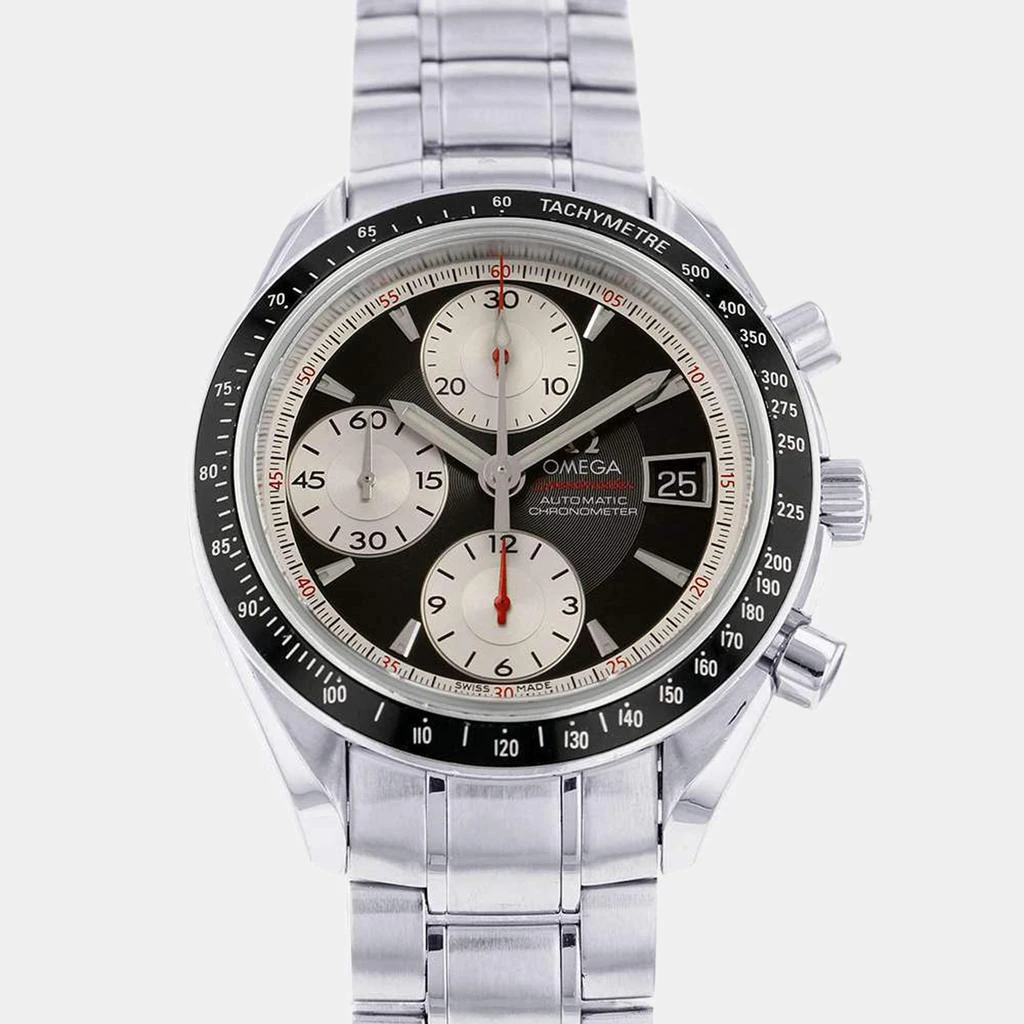 Omega Omega Black Stainless Steel Speedmaster 3210.51 Men's Wristwatch 40 mm 1