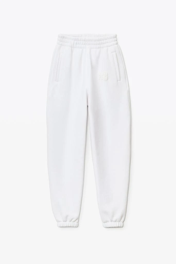 Alexander Wang PUFF LOGO SWEATPANT IN STRUCTURED TERRY 2