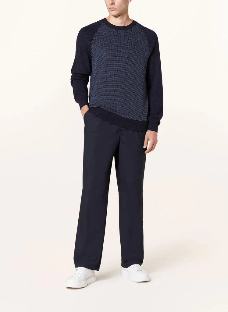 Hugo Boss Men's Dairon Wool Crew Neck Sweater, Navy 2