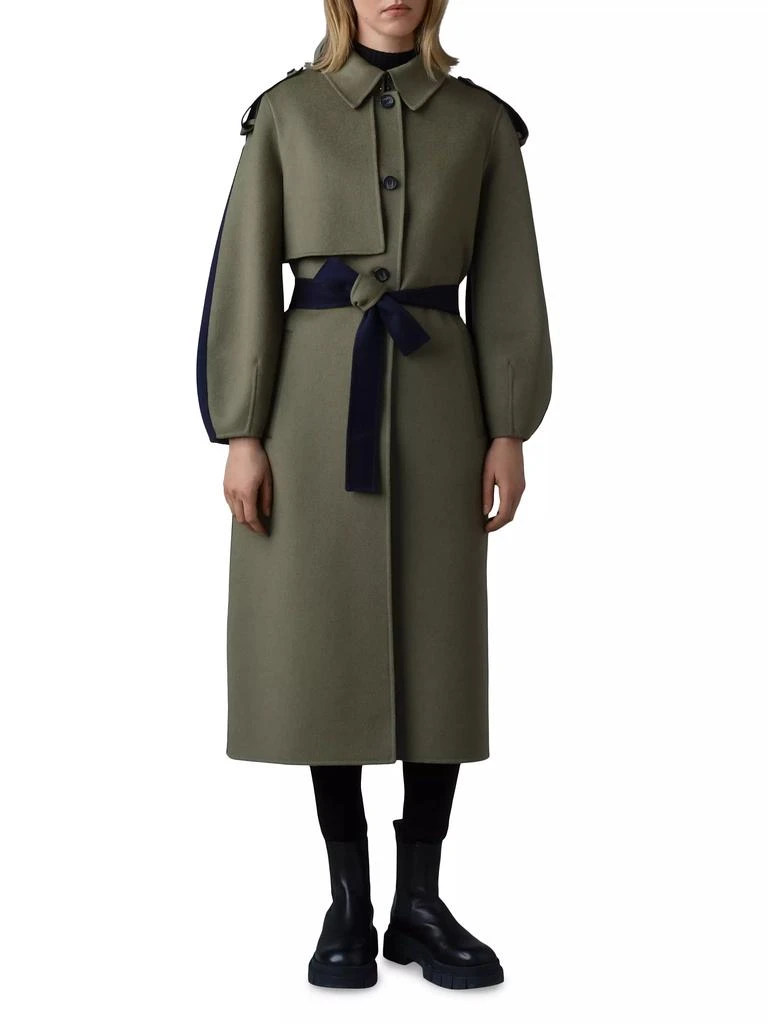 Mackage Ceyla Double-Face Wool Belted Coat 2