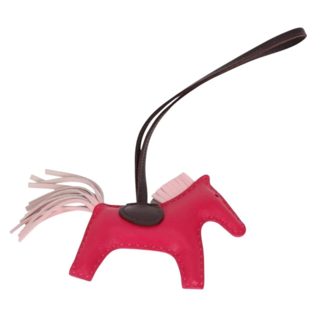 Hermes Pegase Rodeo Bag Charm Leather Leather Charms And Keychains Accessory (Pre-Owned) 2