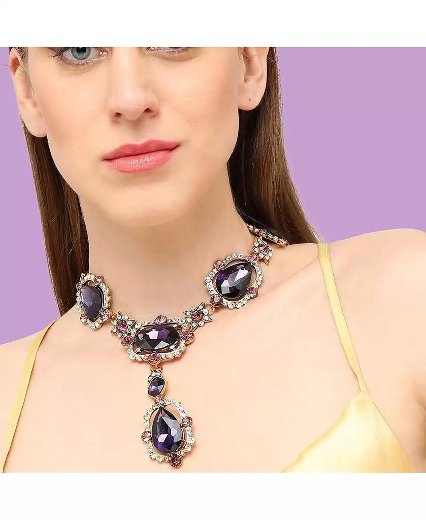 SOHI Rhinestones Jewellery Set 4