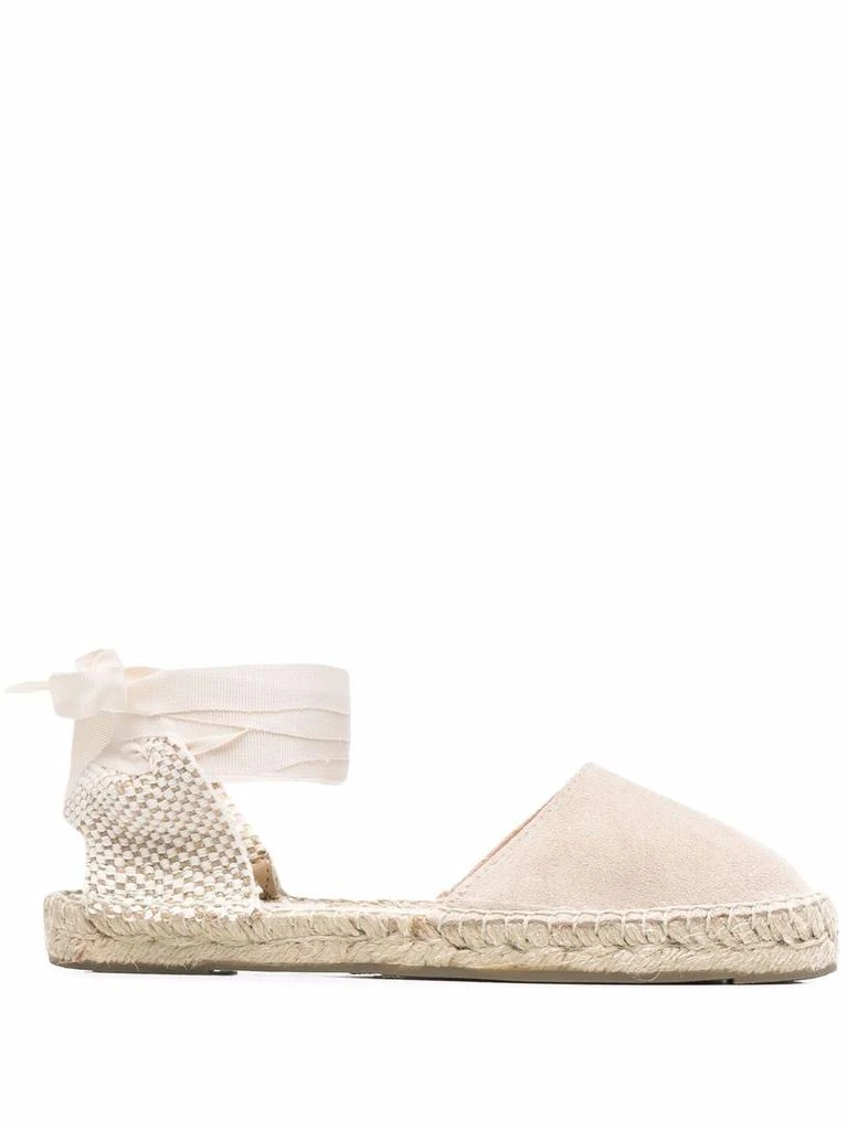 Manebi MANEBI - Flat Valenciana Suede Espadrilles 1