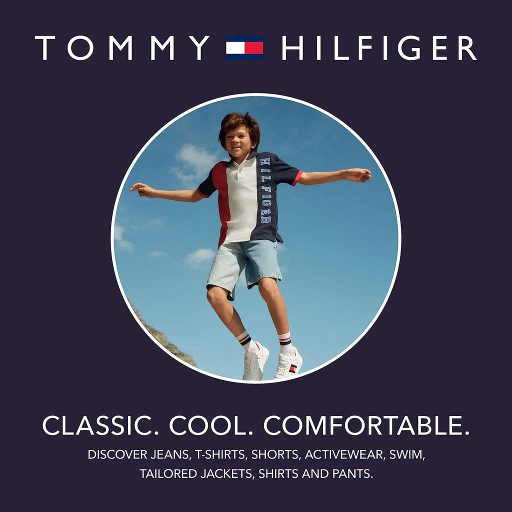 Tommy Hilfiger Tommy Hilfiger boys Long Sleeve Fleece Pullover Hoodie 3