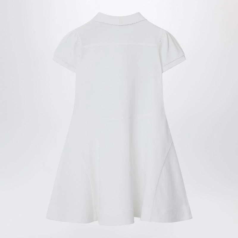 Burberry White cotton polo-style dress 2