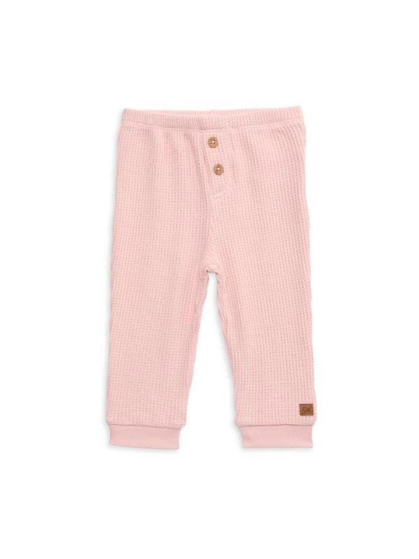 Calvin Klein Baby Girl's 3-Piece Textured Top, Pants & Headband Set 3