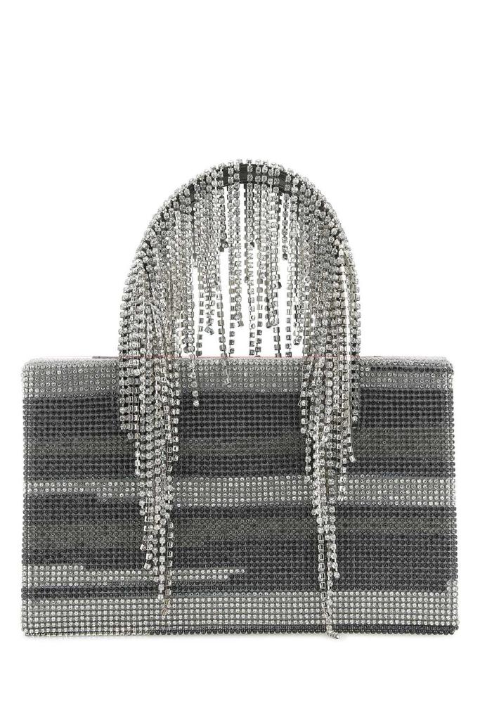 Kara Kara Embellished Fringed Top Handle Bag