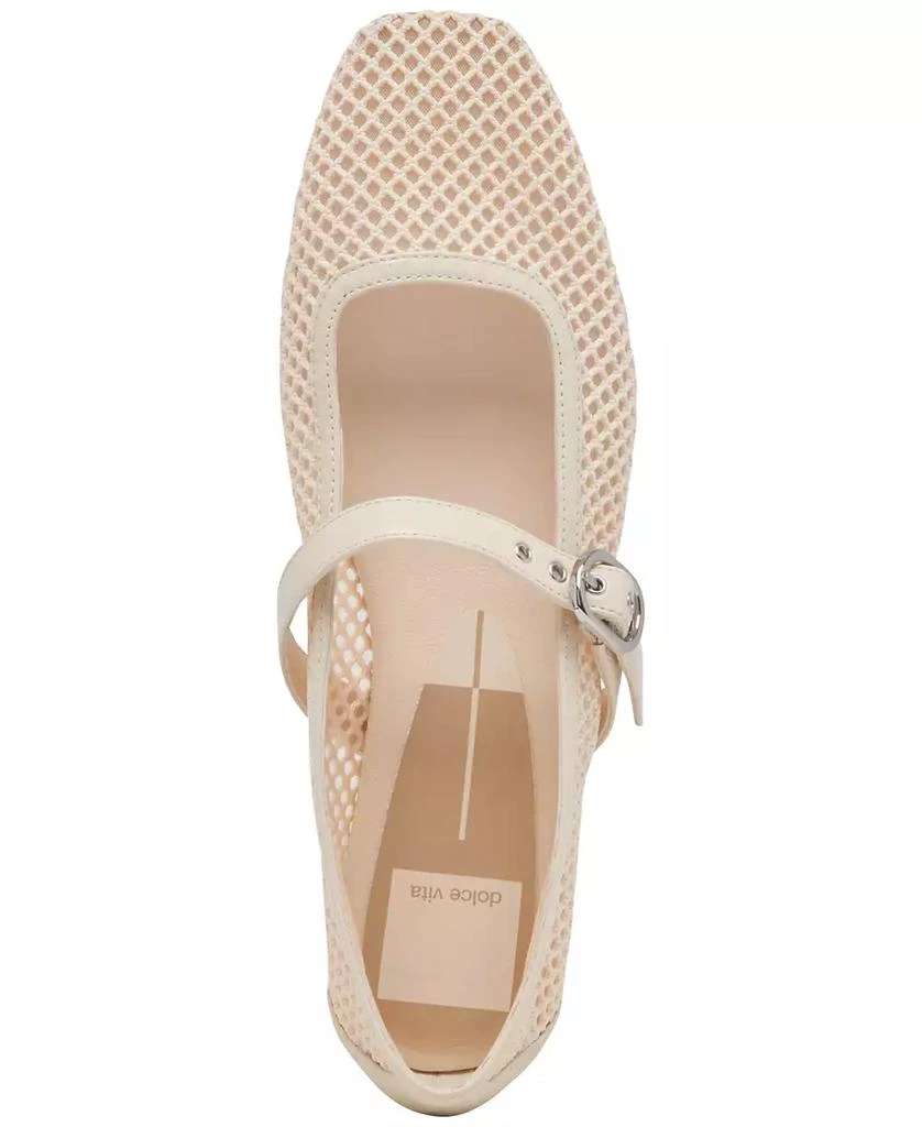 Dolce Vita Women's Rodni Mesh Mary Jane Flats 4