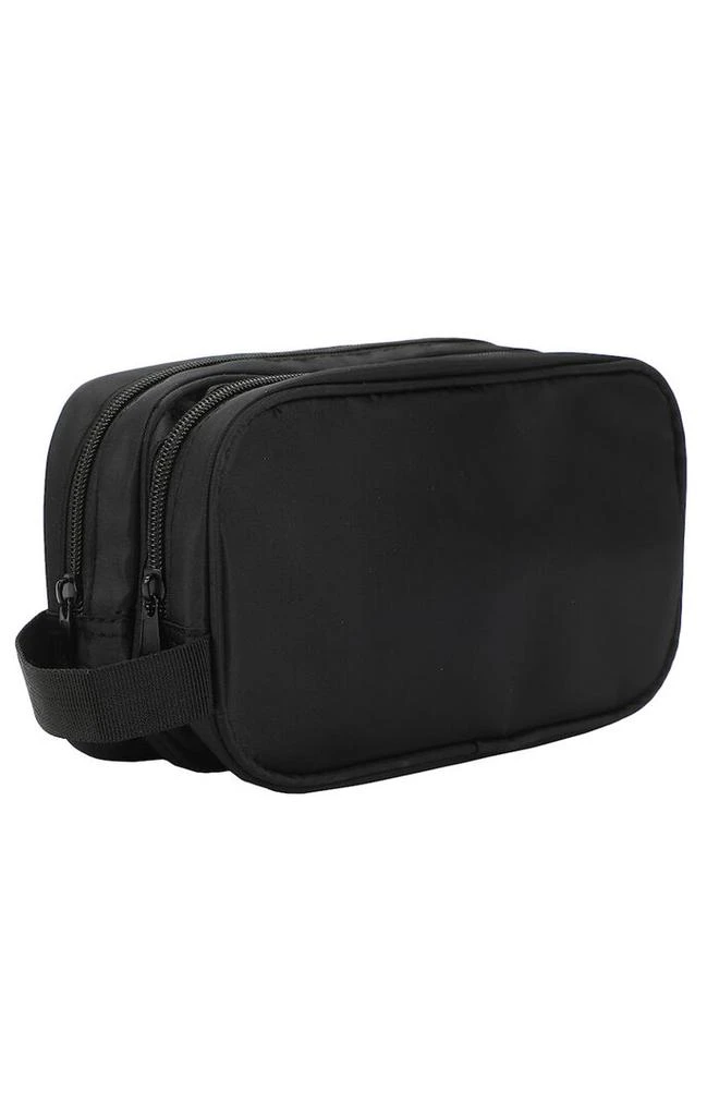 null Dual Compartment Black Toiletry Cosmetic Kit 3