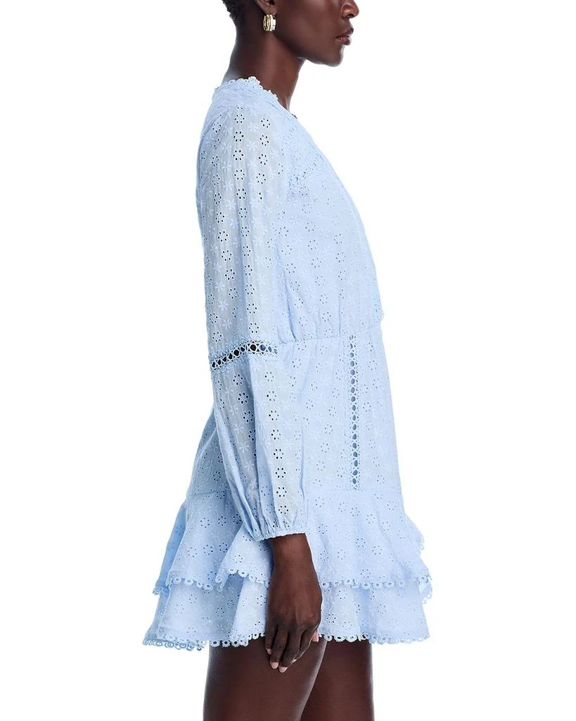 AQUA Eyelet Mini Dress - Exclusive 5