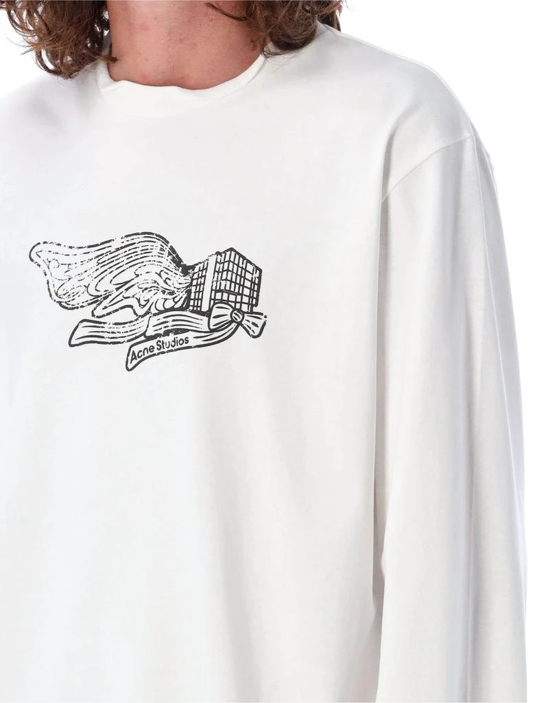 Acne Studios Acne Studios Logo Embroidered Long-Sleeve T-Shirt 3