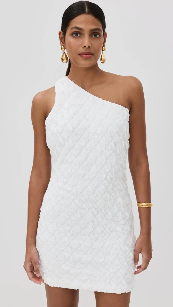 Dur Doux White Shell Mini Dress 6