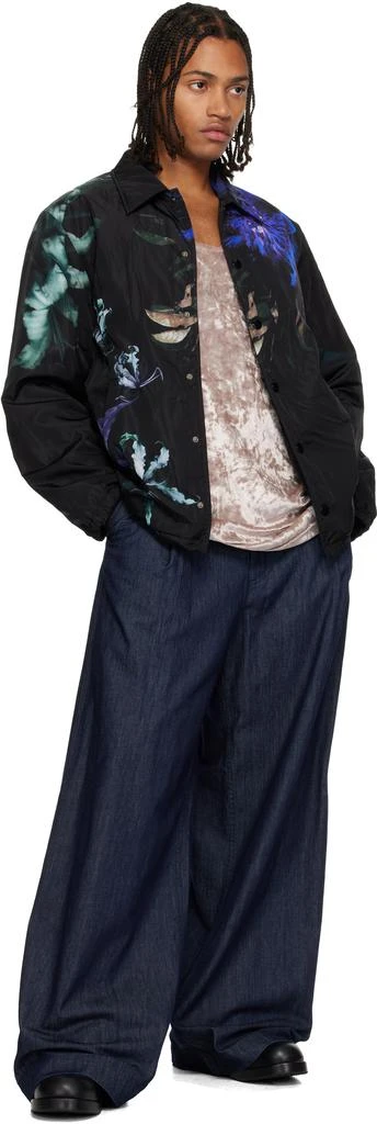 Dries Van Noten Black Printed Jacket 4