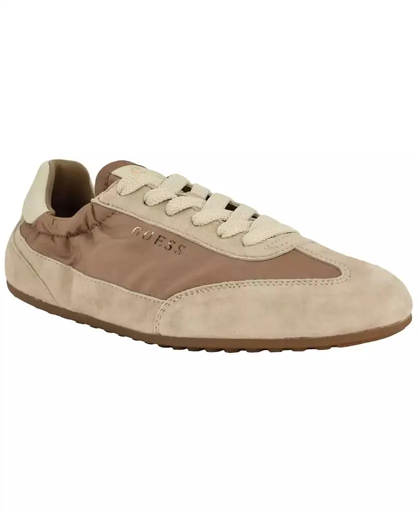 GUESS Womens Rachale Low Profile Lace-Up Sneakers