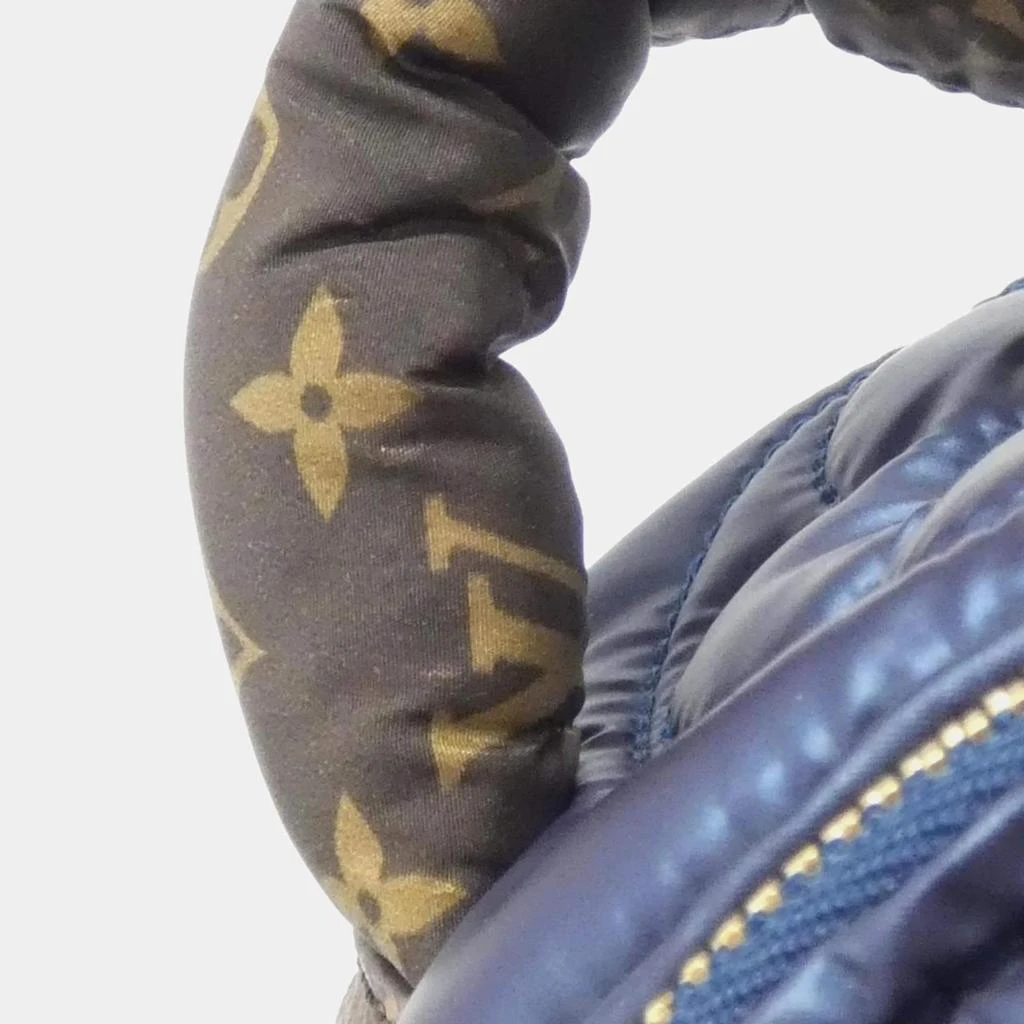 Louis Vuitton Louis Vuitton Navy Blue Monogram Nylon Pillow Palm Springs Mini Backpack 5