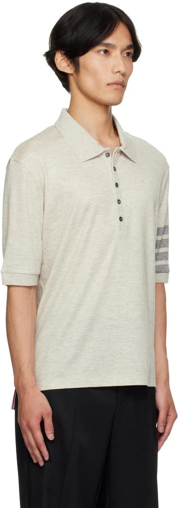 Thom Browne Gray Wool Jersey Polo 2