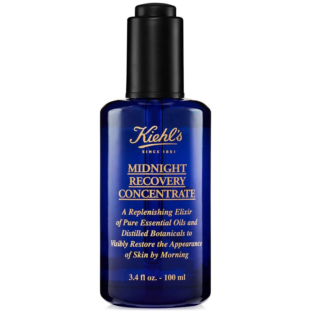 Kiehl's Since 1851 Midnight Recovery Concentrate Moisturizing Face Oil, 3.4-oz. 1