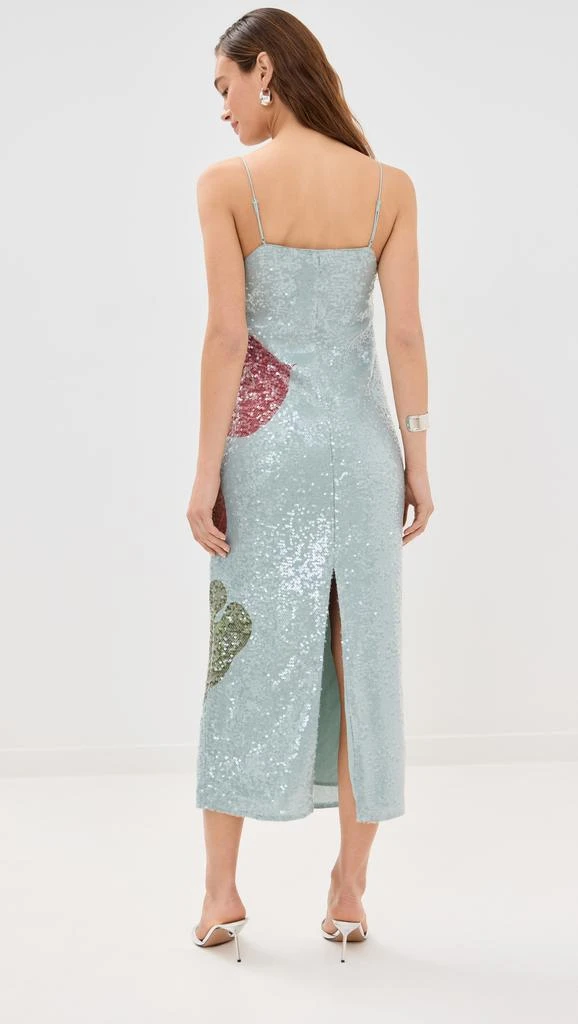 Farm Rio Anthurium Flowers Slip Maxi Dress 3