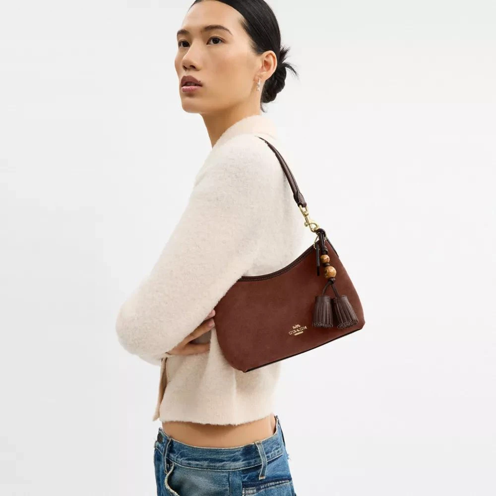 Coach Laurel Small Shoulder Bag With Tassels 3