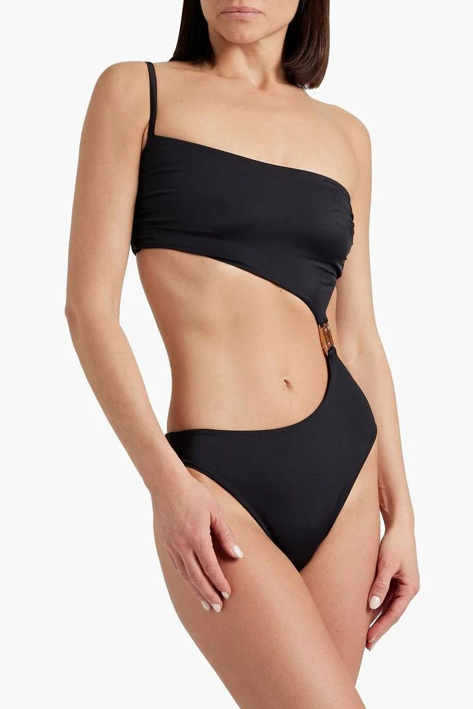 Versace One-shoulder cutout swimsuit 2