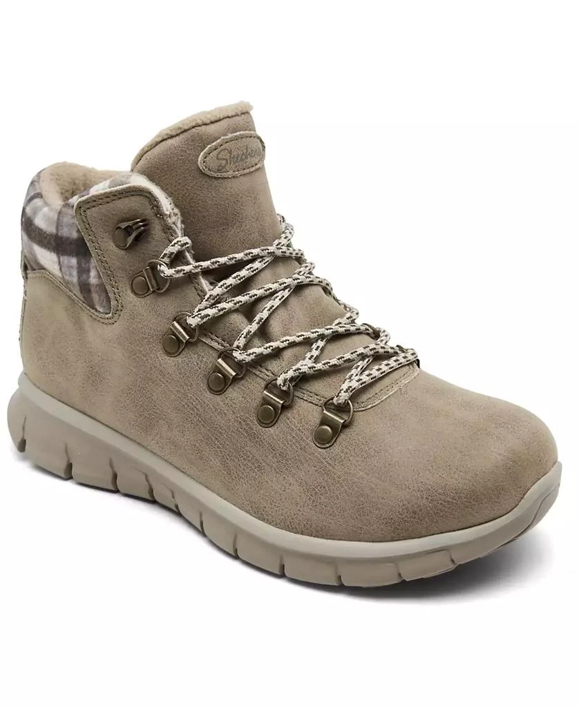 SKECHERS Women's Synergy - Plaid Mood Hiking Sneaker boots from Finish Line 1