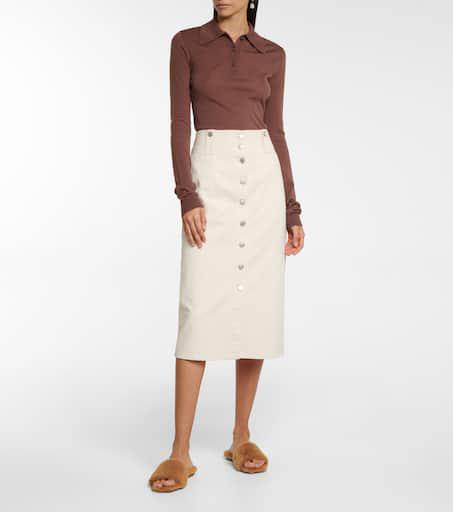 AEYDE Anna shearling slides