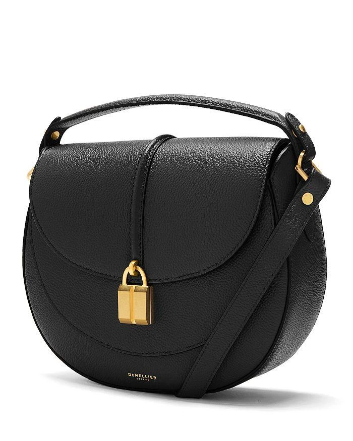 Demellier Siena Small Leather Saddle Bag 3