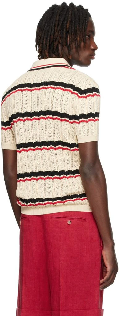 Valentino Beige Striped Polo 3