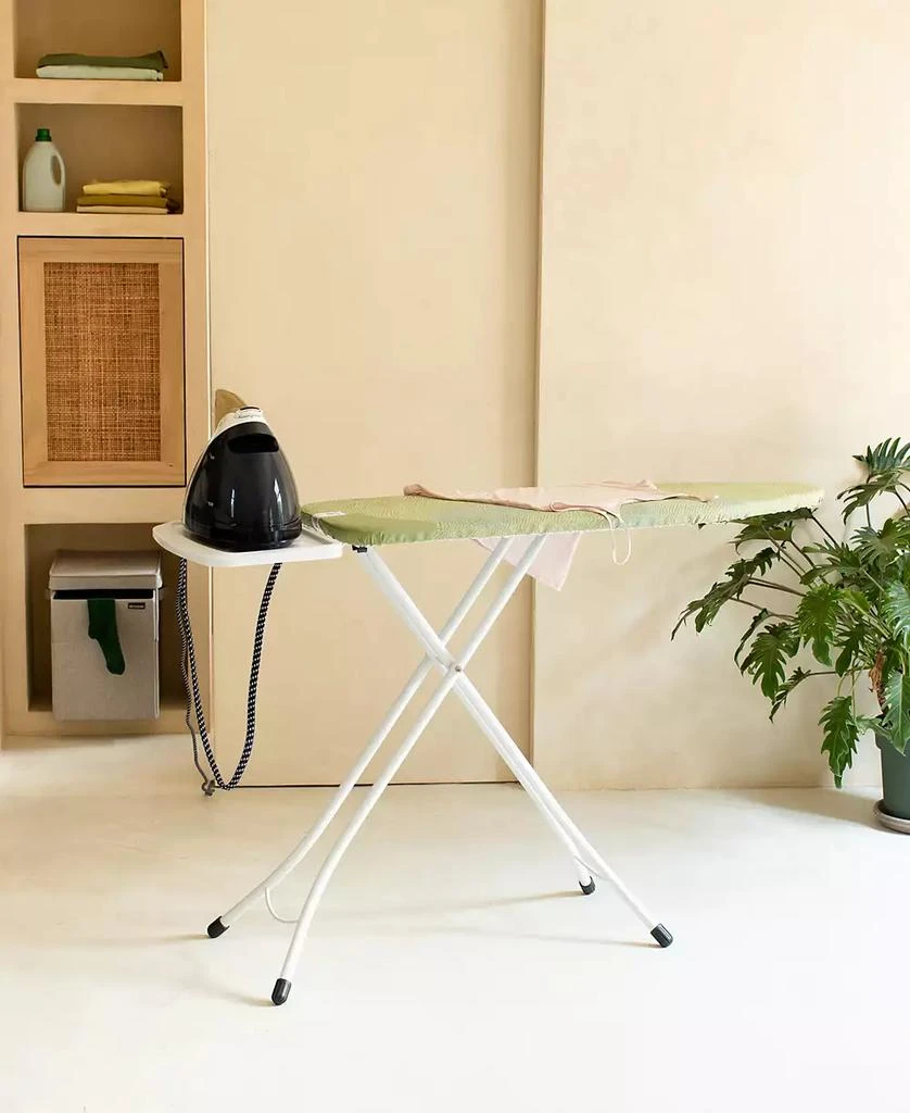Brabantia Ironing Board B, 49 x 15" 124 x 38 Centimeter - Solid Steam Unit Holder, 1" 25 Millimeter White Frame 4