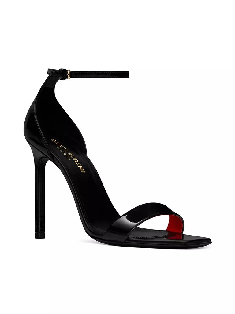 Yves Saint Laurent Amber Sandals in Patent Leather 2