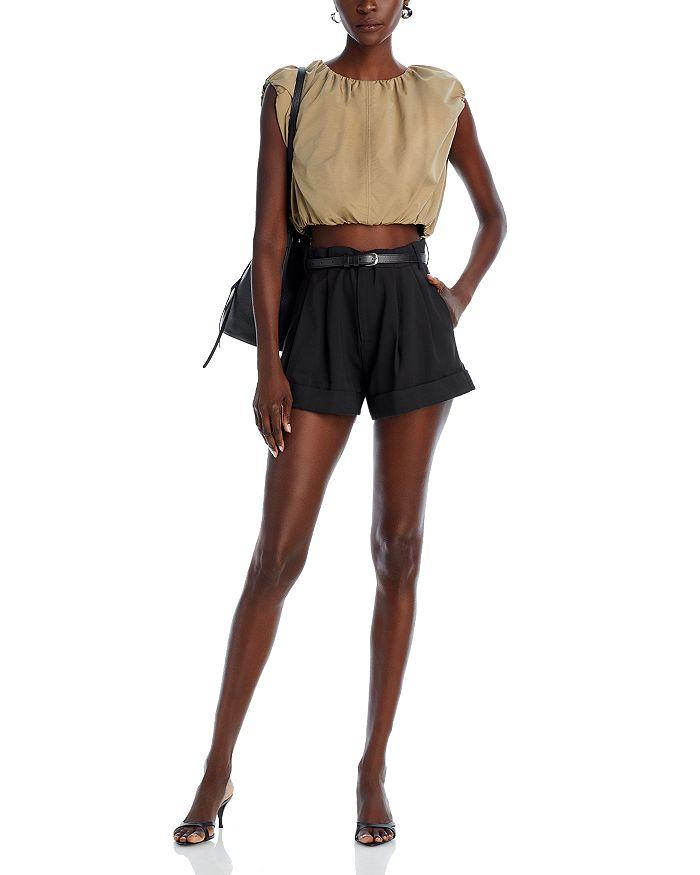 AQUA Pleated Shorts - 100% Exclusive