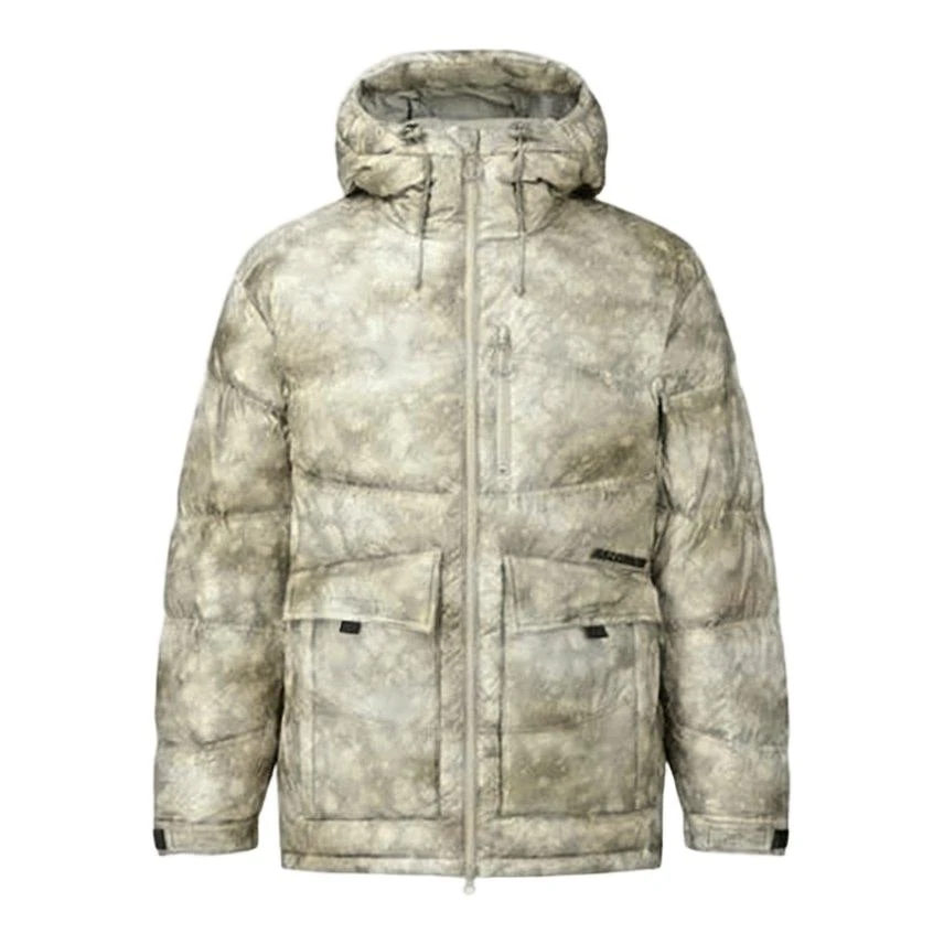 Salomon Quilted Down Jacket with Adjustable Hood