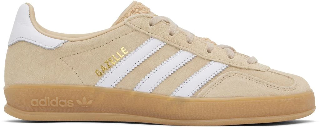 Adidas Beige Gazelle Indoor Sneakers 1