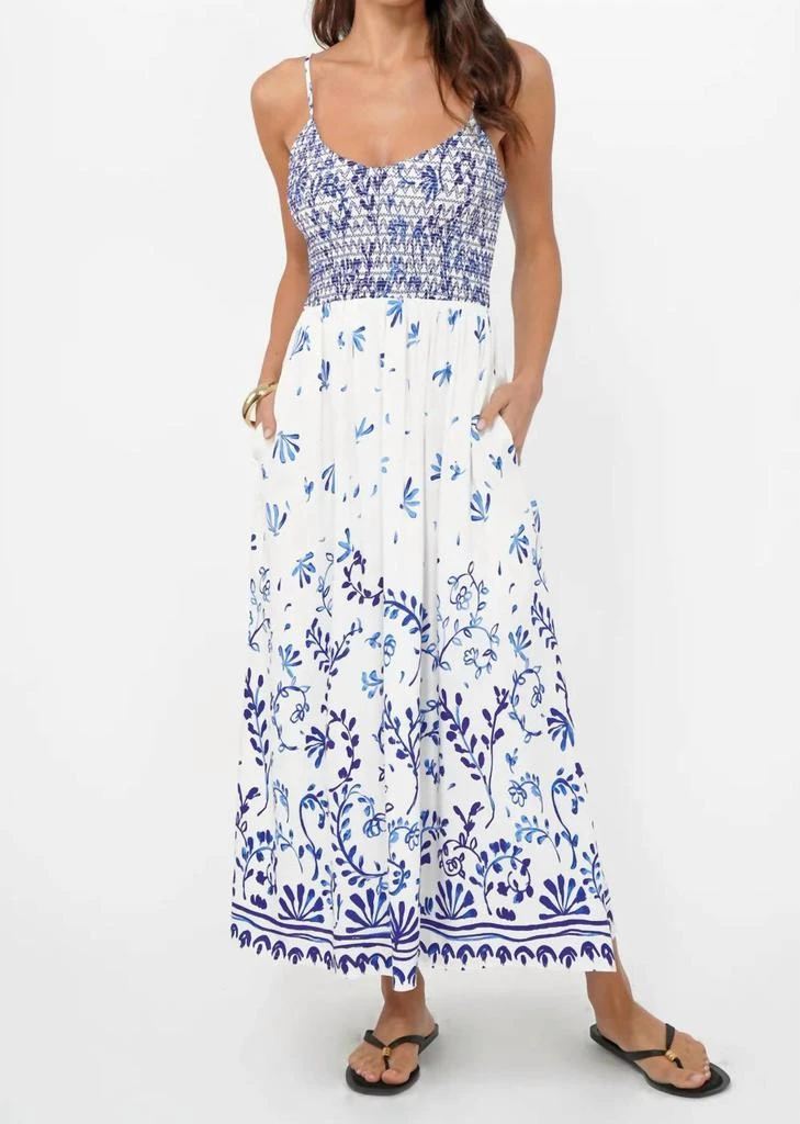 Greylin Greylin - Weldon Grove Smocked Midi Dress 1