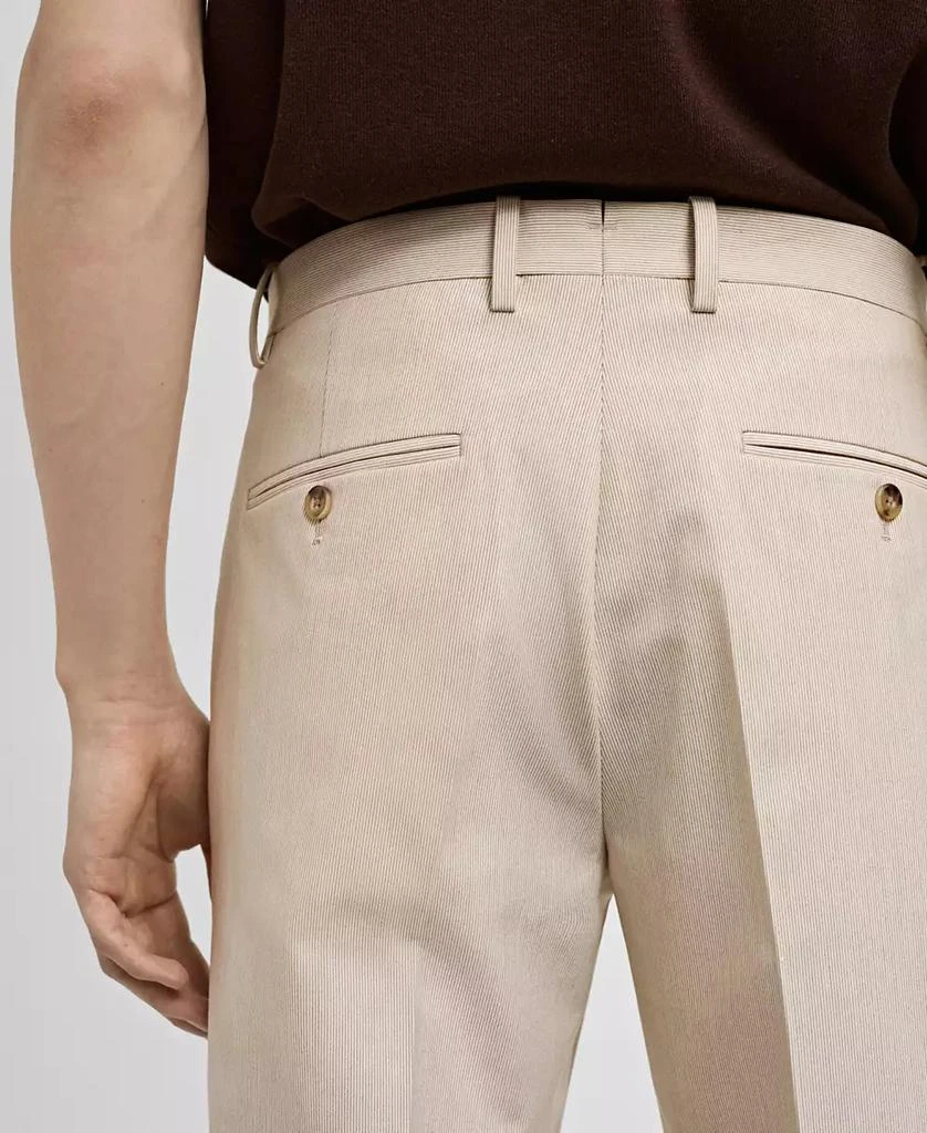 Mango Men's Stretch Fabric Slim-Fit Suit Pants 4