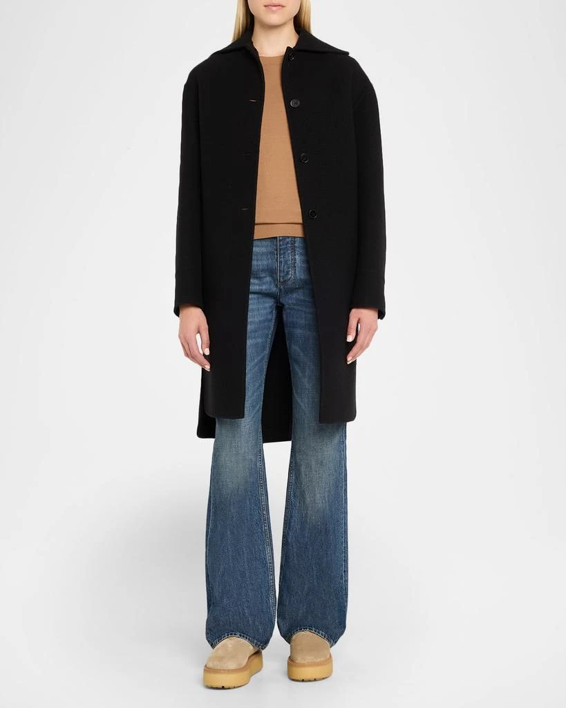 Prada Suede Shearling Cozy Platform Mules 3