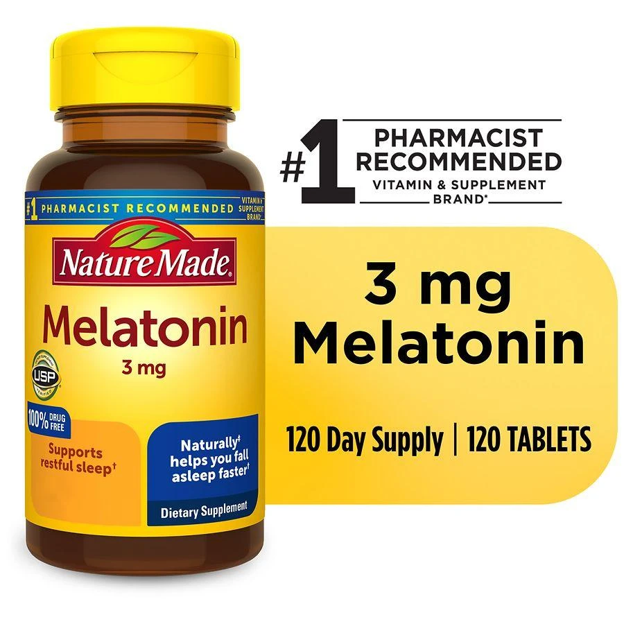 Nature Made Melatonin 3 mg Tablets 7